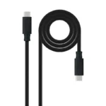 Cabo USB Nanocable 10.01.4103 3m 3.2 Gen 2x2 USB C Preto