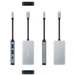 Docking Hub 5 em 1 Nanocable USB-C a USB 3.2/USB-C/USB-C PD - Image 3