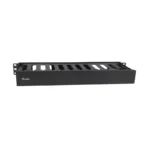 Painel de Gerenciamento de Cabos EQUIP para Montagem em Rack 19" Preto