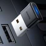 Adaptador Baseus BA04 Mini USB-A Bluetooth 5.0 Preto - Image 3
