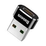 Adaptador Baseus Mini USB-C para USB-A Preto