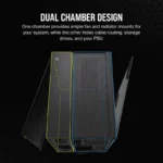 Caixa Corsair 6500D AIRFLOW ATX Vidro Temperado USB-C Preta - Image 5