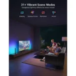 Barras de luz LED Govee WiFi/Bluetooth RGBIC para TVs de 45"-70" - Image 4