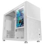 Caixa Micro-ATX Mars Gaming MC-LCD Vidro Temperado e Painel LCD IPS 8" Modular Branca - Image 4