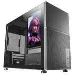 Caixa Custom Micro-ATX Mars Gaming MC-LCD Vidro Temperado e Painel LCD IPS 8" Modular Preta - Image 4