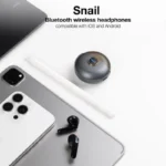 Auriculares Bluetooth TooQ Snail TQBWH-0060G Cinza e Preto - Image 3