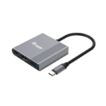 Docking Station EQUIP USB-S 3em1 HDMI/UASB-A + USB-C (DP) 4K/60HZ-100W
