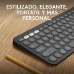 Teclado Bluetooth Multi-Dispositivo Logitech Pebble Keys 2 K380s Grafite - Image 5