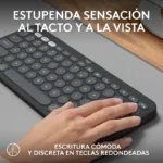 Teclado Bluetooth Multi-Dispositivo Logitech Pebble Keys 2 K380s Grafite - Image 4