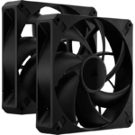Dual Pack Ventoinhas Suplementares Corsair RS140 MAX PWM 140mm Pretas