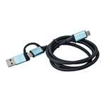 Cabo USB-C i-tec para USB-C com adaptador USB 3.0 integrado