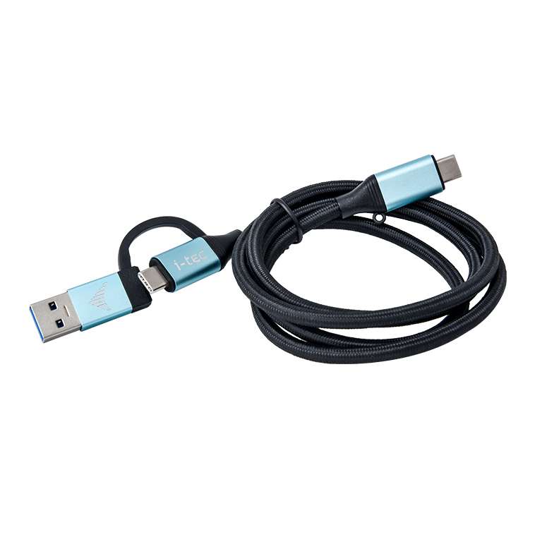 29039076 71270680 0146318970 Cabo USB-C i-tec para USB-C com adaptador USB 3.0 integrado - Image 1