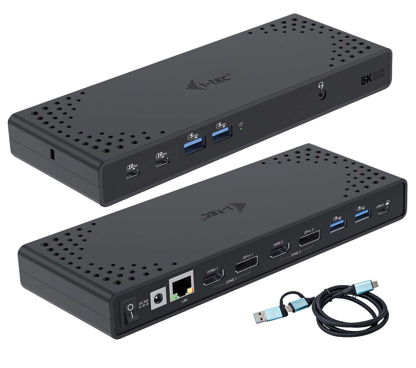 29039079 28e89309df4557d1ee04107fee3d504f Docking Station i-tec USB 3.0 / USB-C / Thunderbolt 2x Display até 100W - s/Carregador - Image 1
