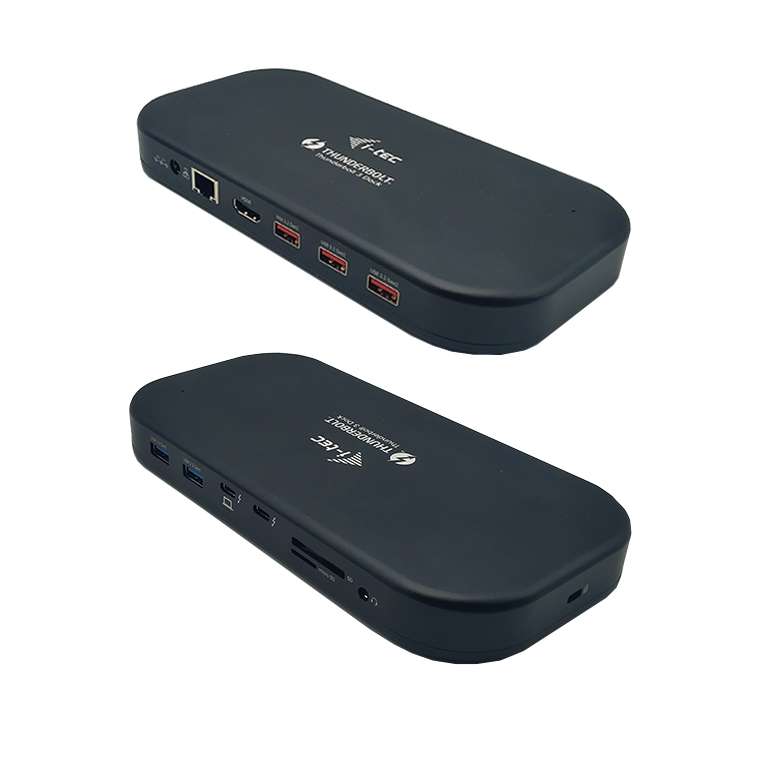 29039109 101332230 7386886262 Docking Station i-tec Thunderbolt 3 2x Display 4K com alimentação até 60W - s/Carregador - Image 1