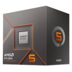 Processador AMD Ryzen 5 8400F "Zen 4" 6-Core 4.2GHz c/ Turbo 4.7GHz 22MB Cache SktAM5