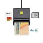 Leitor de cartão de cidadão Aisens ASCR-SN02SD-BK Preto