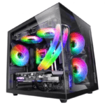 Caixa Mars Gaming MC-VIEW MICRO-ATX Vidro Temperado USB 3.0 Preta