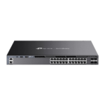 Switch de rede TP-Link Omada SG6428XHP Gigabit Ethernet (10/100/1000) Ethernet (PoE) 1U Preto