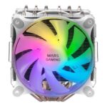 Cooler CPU Mars Gaming MCPUXT ARGB COOLER 2X 12CM 300W Branco - Image 5