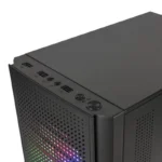 Caixa Mars Gaming Micro-ATX MC300 RGB Vidro Temperado Preta - Image 2
