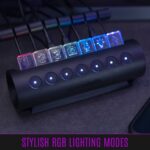 Hub Streamplify CTRL 7 7-Port RGB USB Preto - Image 3