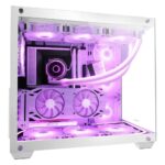Caixa Extended-ATX Mars Gaming MCV4 Vidro Temperado Branca - Image 3