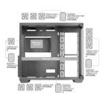 Caixa Extended-ATX Mars Gaming MCV4 Vidro Temperado Branca - Image 5