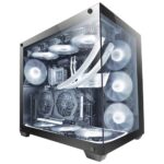 Caixa Extended-ATX Mars Gaming MCV4 Vidro Temperado Preta