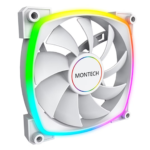 Ventoinha Montech AX140 PWM ARGB PWM 140mm Branco - Image 4