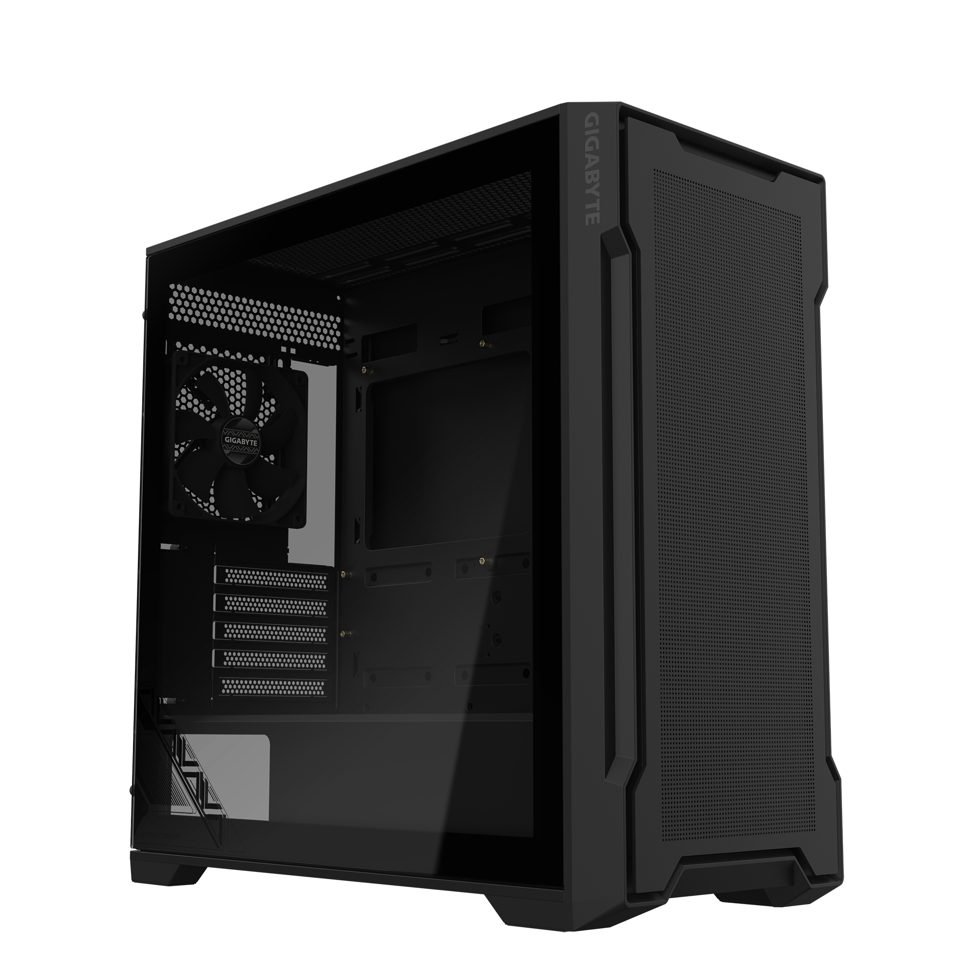 4719331554835_3 Caixa ATX Midi Tower GIGABYTE C102 GLASS Preto - Image 1