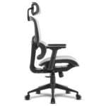 Cadeira de Escritório Ergonómica Offy Lyca Cinza/Preta - Image 3