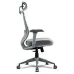 Cadeira de Escritório Ergonómica Alpha Gamer Stella Cinza - Image 3