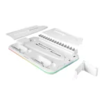 Base p/ PS5 Mars Gaming MPS5-B2 Slim RGB + Suporte Headset Branco - Image 2