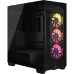 Caixa ATX Corsair iCUE LINK 3500X RGB Vidro Temperado USB-C Preta