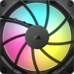 Ventoinha Suplementar Corsair RS140 ARGB PWM 140mm Preta - Image 3