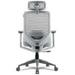 Cadeira de Escritório Ergonómica Alpha Gamer Stella Cinza - Image 2