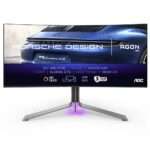 Monitor Curvo AOC Porsche Design PD34 QD-OLED 34" WQHD 21:9 240Hz Adaptive-Sync
