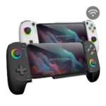 Gamepad Mars Gaming MGPX 2-in-1 Bluetooth Neon RGB Dual Vibration Branco - Image 2