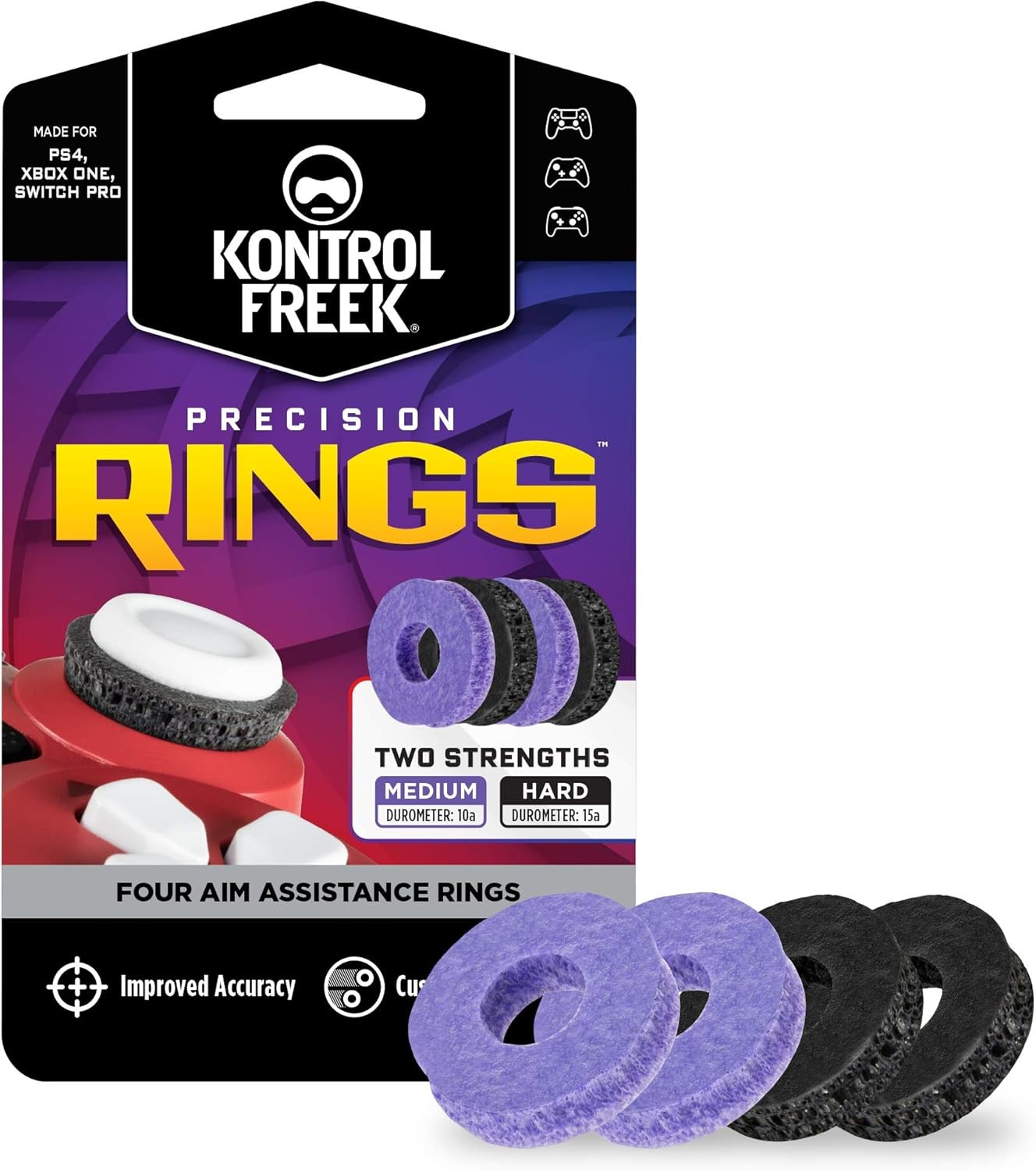 252797ot Anéis de precisão para jogos para PS4, PS5, Xbox, Switch Pro e Scuf Controller - Image 1
