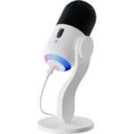 Microfone Logitech G Yeti GX Dynamic RGB Gaming com Lightsync Branco - Image 4
