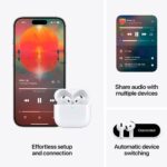 Auriculares Apple AirPods 4 Wireless Brancos - Image 3