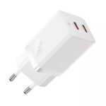 Carregador Baseus GaN5 Pro Fast Charger Dual USB-C 40W Branco