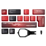 Kit de teclas e estabilizadores ASUS ROG Dye-Sub PBT para switches ASUS ROG NX