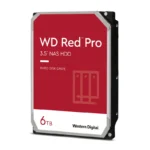 Disco Interno 6TB HDD Western Digital Red Pro 3.5" SATA 6Gb/s 7200 RPM 256MB