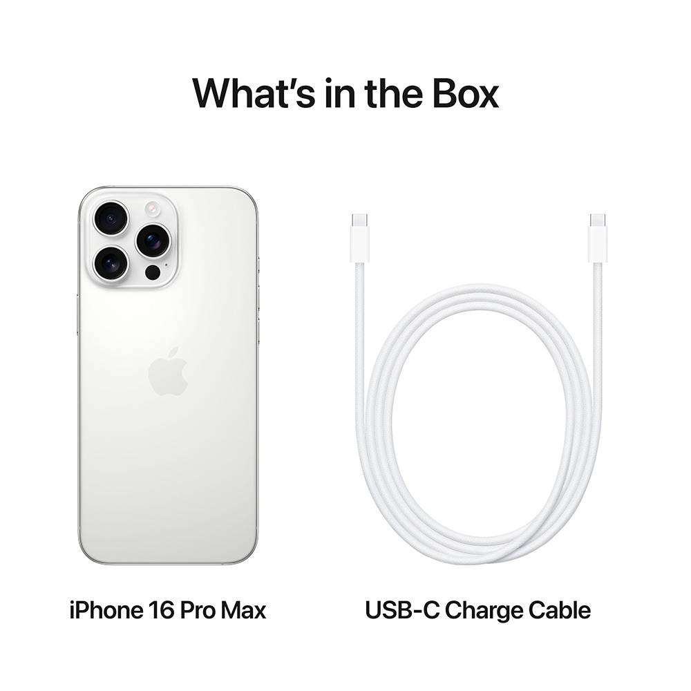 Smartphone Apple iPhone 16 Pro Max 6.9" 256GB Titânio Branco - Image 5