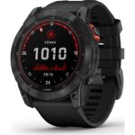 Smartwatch Garmin Fenix 7X 51mm Solar Edition Cinzento Ardósia c/Bracelete Preta