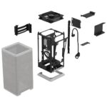 Caixa Mini-ITX Fractal Design Mood Light Gray - Image 2