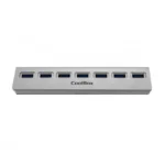 CoolBox ALU3 Hub 7 Portas USB 3.0 Branco - Image 2
