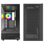 Caixa Montech ATX XR Mid TowerTempered Glass Preto - Image 3