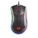 Rato Óptico Mars Gaming MMEX 32000DPI RGB Preto